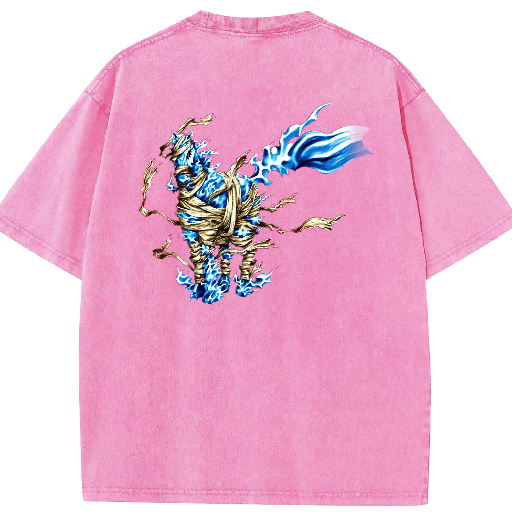 （画像用） 遊☆戯☆王 Yu-Gi-Oh! 綿100% ヴィンテージ風 半袖Tシャツ（背面プリント）